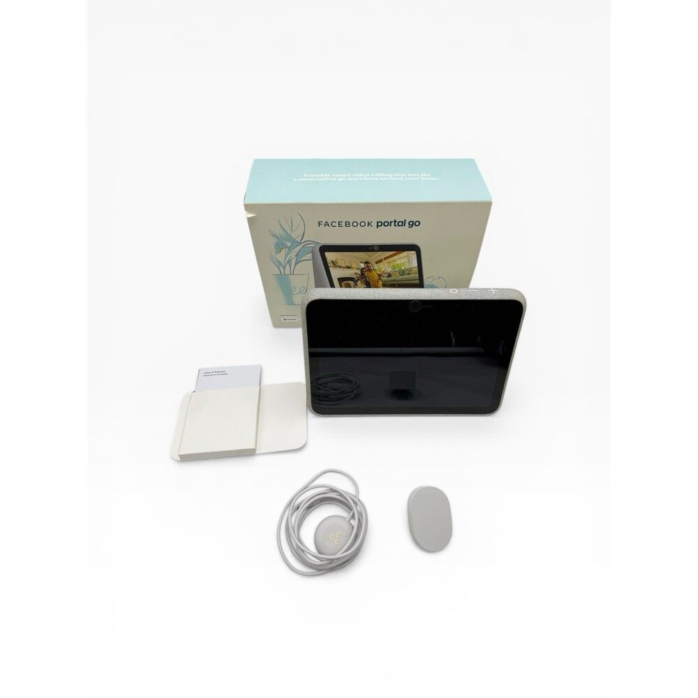 Facebook Portal Go Portable Smart Video Calling 10” Touch Screen with Bluetooth